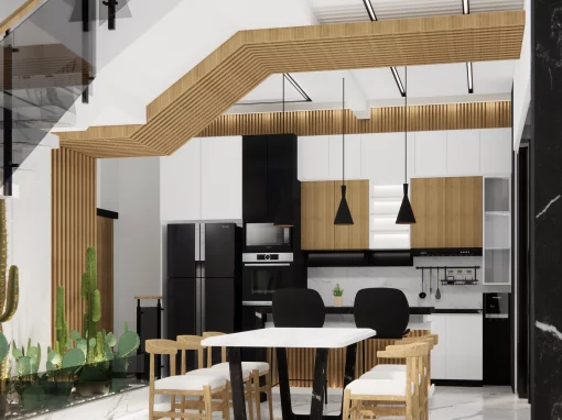 Kitchenset Modern Minimalis Ms Yt By Arsitek Hijau