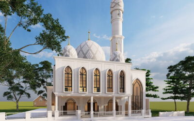 Desain Masjid yang Modern di Tangerang, Banten, Pak HL