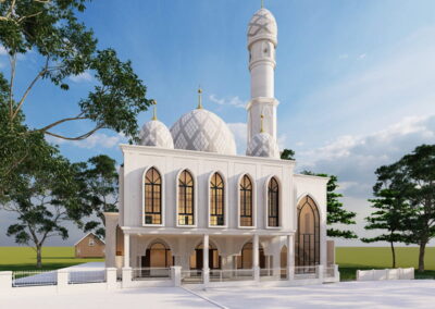 Desain Masjid yang Modern di Tangerang, Banten, Pak HL