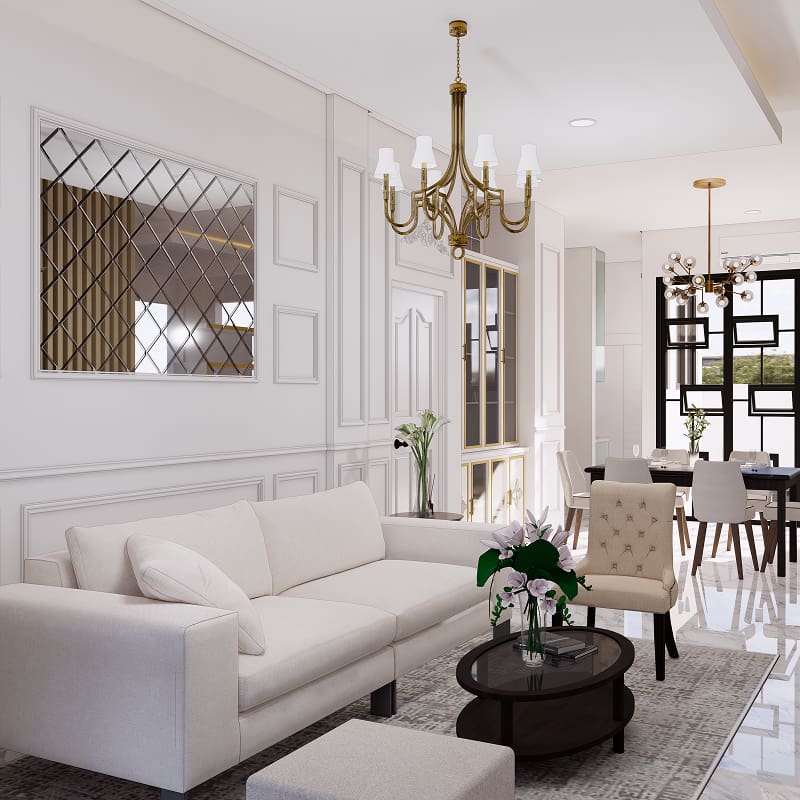 ukuran ideal ruang tamu