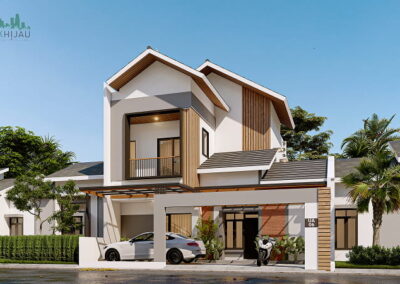 Desain Rumah Konsep Japandi di Tangerang, Ibu AM