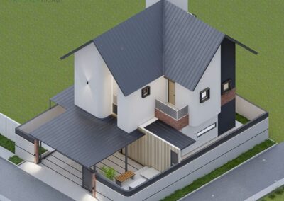 Desain Rumah Konsep Skandinavia di Bogor, Bpk ADR