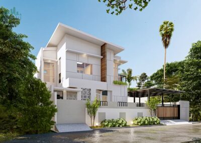 Desain Rumah Konsep Modern Minimalis di Jakarta, Bpk AGR