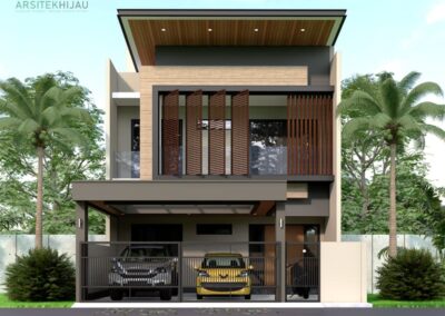 Desain Rumah Modern di Sunter, Jakarta – Bpk. HD
