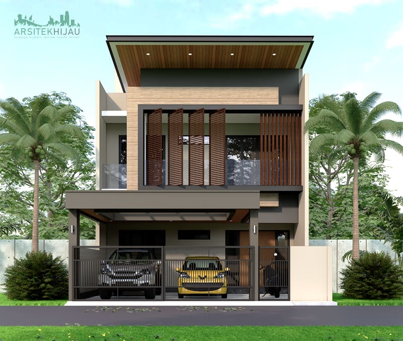 desain rumah modern di sunter jakarta