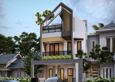 Desain Rumah Skandinavia di Bekasi, Bpk AR
