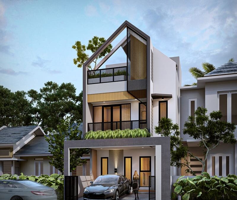 Desain Rumah Skandinavia di Bekasi, Bpk AR