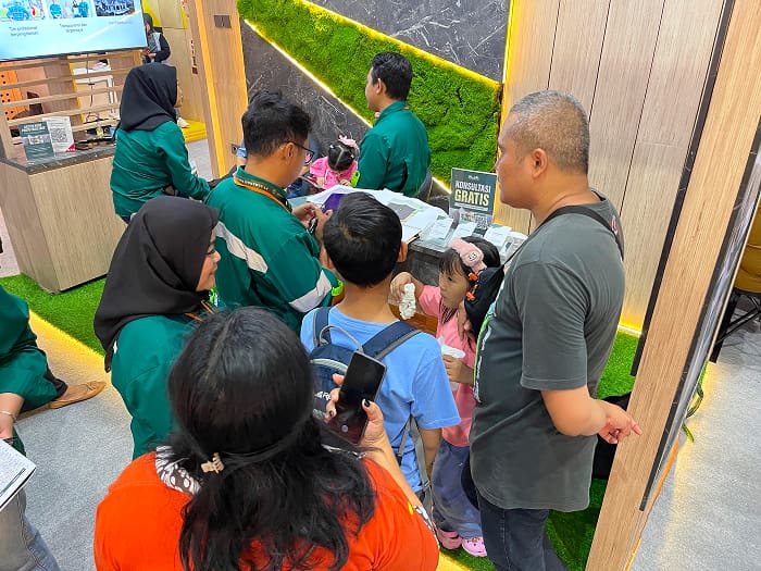 Antusiasme Tinggi! Booth Arsitek Hijau Ramai Dikunjungi di Renovation Expo MegaBuild 2025