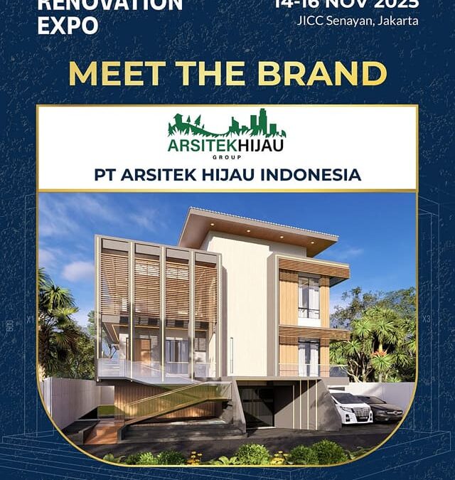 Arsitek Hijau Gelar Pameran di Renovation Expo Megabuild 2025