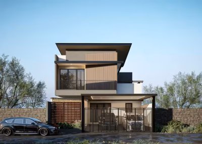 desain rumah tropis modern