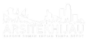 logo arsitek hijau putih