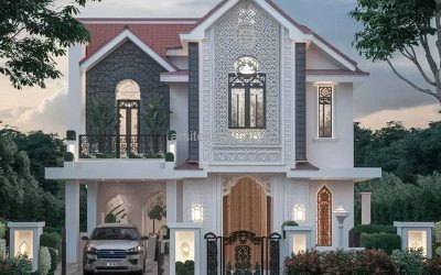 Desain Rumah Bergaya Arsitektur Islami Modern