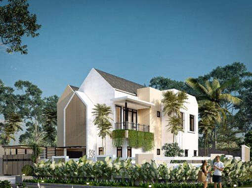 Desain Rumah Skandinavia Konsep Open Space di BSD Tangerang