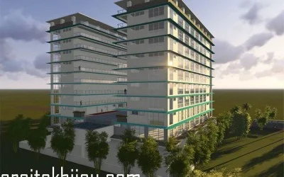 Desain Gedung Hotel 10 Lantai