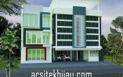 Desain Ruko, Kos dan Kontrakan 3 Lantai Project dari Bpk. Agu