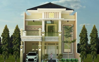 Desain Rumah Mewah Klasik Bu Citra