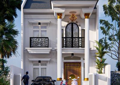 Desain Rumah Classic di Jakarta Timur, Bpk T