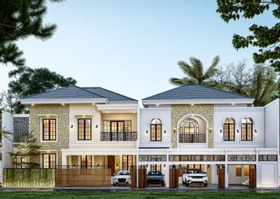 Desain Rumah Classic Modern di Bekasi, Ibu NV