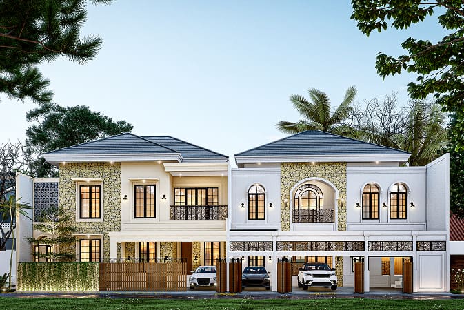 desain rumah classic modern bekasi